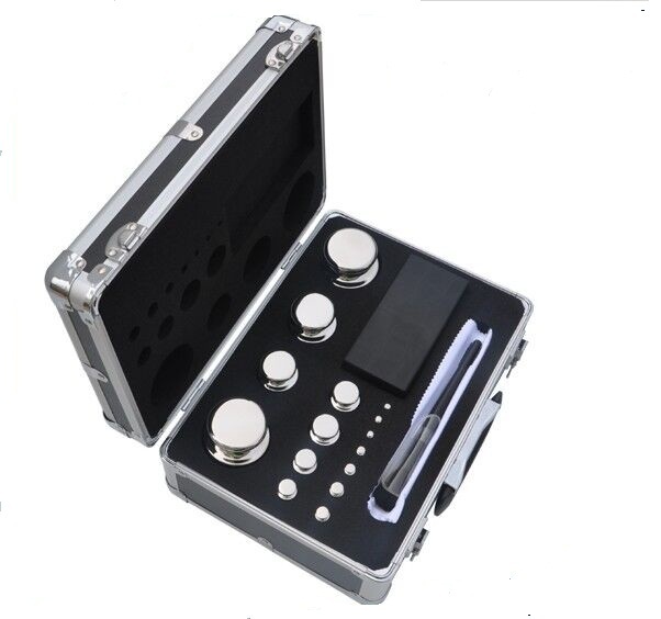 Laboratory Stainless Steel Scale Calibration Weight set E1 E2 F1 Class Test Weight Set 1mg-1kg Standard Weights