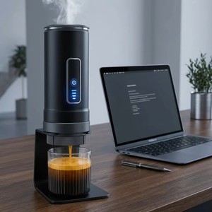 <span class=keywords><strong>Machine</strong></span> <span class=keywords><strong>à</strong></span> <span class=keywords><strong>expresso</strong></span> électrique portable 19 bars - Panier sans fond professionnel de 58 mm pour les voyages et le bureau - Batterie 7500 mAh - OEM/ODM - Product Image 5
