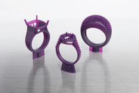Resin Cetak 3D Perhiasan Profesional, Resin yang Dapat Dicetak untuk Cincin, Liontin, Anting, dan Pengecoran Lilin Hilang