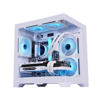 Ordinateur de jeu de bureau personnalisé complet Intel I5 12400F RTX 3060 blanc RGB assemblé et personnalisable en gros