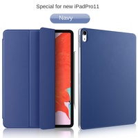Penutup pintar Folio kulit PU lipat tiga, casing Tablet tahan guncangan pelindung cetakan pribadi untuk T21 10.4