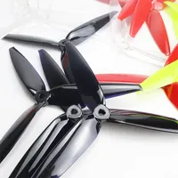 Gemfan Flash 7040 3 Blade FPV Propeller Plastik PC CW CCW 5mm Mount untuk Model RC Freestyle Jarak Jauh