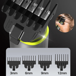 Kit de toilettage corporel pour hommes sans fil électrique professionnel IPX5 <span class=keywords><strong>tondeuse</strong></span> à barbe et nez étanche - Product Image 5