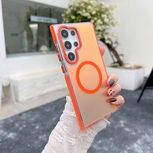 Venta caliente funda de teléfono magnética para <span class=keywords><strong>Samsung</strong></span> S25 Ultra colorida carga inalámbrica fundas de teléfono a prueba de golpes para <span class=keywords><strong>Samsung</strong></span> S25 Ultra - Product Image 2