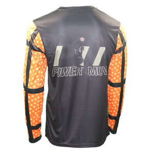 Tùy chỉnh thăng hoa dài tay áo chụp Áo sơ mi chất lượng cao bóng rổ ấm up shooters - Product Image 6