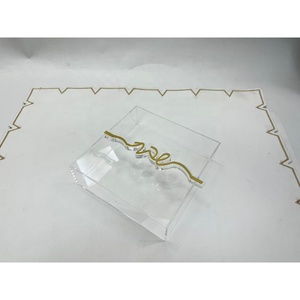Juif Moderne De Luxe Lucite Acrylique Porte-Serviettes Waterdale Collection Pâque Rosh Hashana Shabbos Shabbat Judaica Pourim - Product Image 4