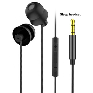 Inteligente auricular con cable <span class=keywords><strong>3</strong></span>,5mm oem en-oído dormir auriculares para vivo del auricular con micrófono - Product Image 1