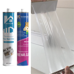 Adhésif de construction en caoutchouc <span class=keywords><strong>SBS</strong></span> haute résistance, clous liquides, marque OEM, pas de clous pour le collage de panneaux muraux en PVC - Product Image 1