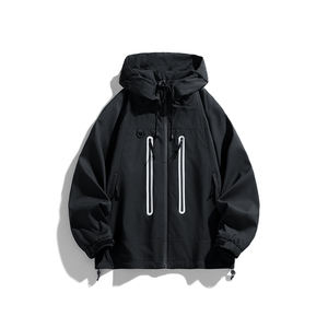 เสื้อแจ็คเก็ตโลโก้สั่งทำพิเศษ แบบสามในหนึ่ง สำหรับผู้ชายและผู้หญิง เสื้อผ้าฤดูหนาวแบบสองชิ้น ถอดแยกได้ กันลม กันน้ำ อุ่นสบาย บุใย - Product Image 1