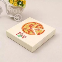 Boîte à pizza en carton ondulé, résistante à la graisse, recyclable, adaptée aux aliments, avec un prix raisonnable et un service de conception personnalisée gratuit