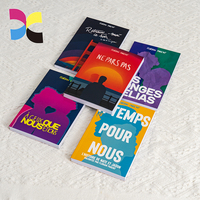 Bon marché Catalogue Livre Roman Printing Service A4 A5 Tailles Papier couverture souple en carton kraft recyclé Impression offset