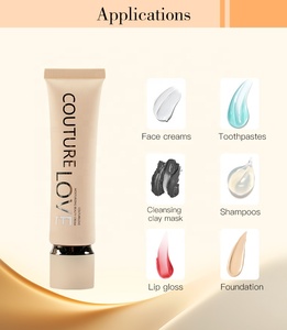 Tube de crème pour les yeux personnalisé de luxe 15 ml 15 g avec embout métallique et applicateur en alliage de <span class=keywords><strong>zinc</strong></span>, emballage cosmétique - Product Image 6