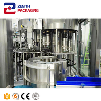 Machine de remplissage de bouteilles PET pour boissons entièrement automatique électrique à haute productivité 6000BPH
