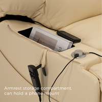 Fauteuil inclinable électrique à double moteur à levage vertical robuste en gros pour les soins aux personnes âgées, les patients, les hôpitaux et les maisons de retraite