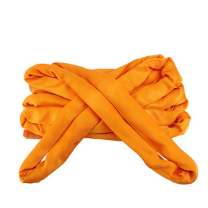 Sangles de levage flexibles en filet de corde Zhongyu 2T 5T 8T 10T 15T en polyester rond haute résistance pour levage et hoisting - Product Image 3