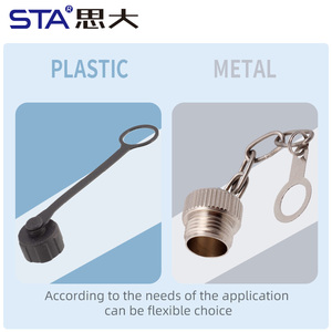 M12 nhựa chống bụi bên trong bên ngoài vít bụi Bìa Bảng điều khiển gắn kết kết nối chủ đề Nắp bụi - Product Image 4