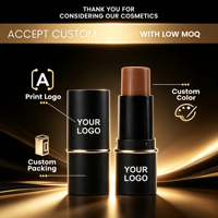 Barra de Contorno e Iluminador 2 en 1 Personalizada, Color y Fragancia a Medida, No Comedogénica, Marca Privada, Maquillaje Profesional 3D