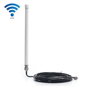 Factory Supply Wireless Lte Long Range Outdoor Gsm 3g 4g 5g Wifi Antenna Waterproof Fiberglass Communication Antenna With Cable