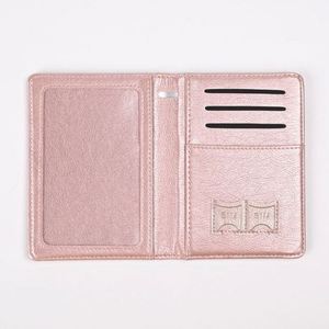 Funda para pasaporte, accesorio de viaje con banda elástica, tarjetero para hombres y mujeres, cuero PU para pasaportes, libros y tarjetas - Product Image 2