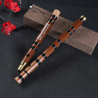 Wholesale Price CDEFG Tune Optional Bamboo Flute Insert Brass 2 Section Flute for Beginners School Woodwind Musical Instrument