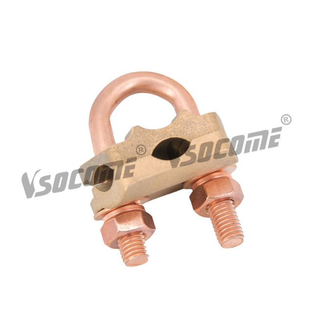 VSOCOME Copper Crimp Lugs for Lightning Rod and Ground Rod Clamps Tin Plated 1.5-1000sqmm
