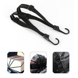 Cordons élastiques réglables 60-90 cm, sangles de fixation en caoutchouc robustes pour vélos électriques, scooters, motos, bagages et casques - Product Image 1