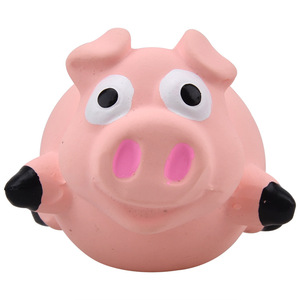 Özel gıcırtılı köpek oyuncaklar çiğneme dayanıklı diş çıkarma lateks kauçuk yumuşak interaktif Fetch komik yüz ile köpek topları oyna - Product Image 5