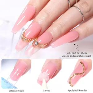BORN PRETTY Gel de Extensión de Uñas de 15ml, Antiadherente, para Esculpir Flores, Modelar y Dar Forma a las Uñas, Esmalte de Uñas Acrílico Sólido - Product Image 5