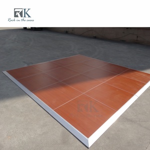 Wholesale Wooden Grain Dance Floor Customized Dance Floor Panel for Wedding Parties - Product Image 2