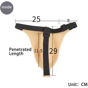 Drag Queen Artificial Realista Vagina Ropa interior Silicona Hombres Pene Ocultar Bragas Gay Coño - Product Image 4