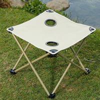 Table pliante portable en aluminium légère, multifonctionnelle, pour pique-nique en extérieur, école, camping, design moderne, petite taille, entrepôt