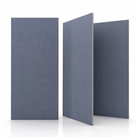 Panneau mural en bambou tissé bleu ardoise avec charbon de bois pour la décoration intérieure des hôtels, des cafés, des bureaux et des appartements
