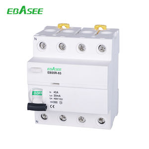 EBS5R 30mA 100mA RCCB 2 pôles 4P monophasé 40A Type AC disjoncteur à courant résiduel - Product Image 2
