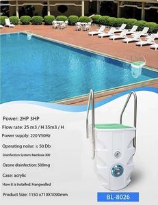 Nettoyeur de système de désinfection de circulation d'eau de <span class=keywords><strong>filtre</strong></span> de <span class=keywords><strong>piscine</strong></span> de 10m3/h-<span class=keywords><strong>15m3</strong></span>/h de débit - Product Image 2