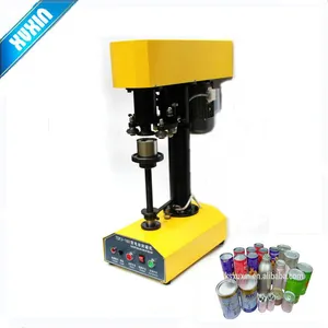 tdfj-160 high quality pet bottle sealing machine / canning seamer / can sealer for tin can