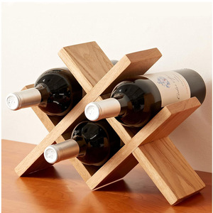 Casier à <span class=keywords><strong>vin</strong></span> en <span class=keywords><strong>bois</strong></span> de chêne Pays autoportant Casier à <span class=keywords><strong>vin</strong></span> pour cabines de table et vitrines sans assemblage - Product Image 6