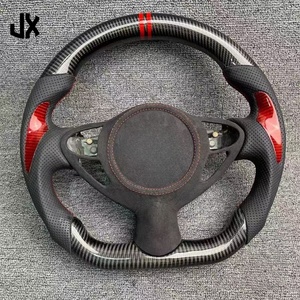 Volant de voiture pour <span class=keywords><strong>Infiniti</strong></span> G35 Fx35 Qx70 Qx60 pour <span class=keywords><strong>Nissan</strong></span> Sylphy 370z 350z f Sports Leather Carbon Fiber Steering Wheel - Product Image 5