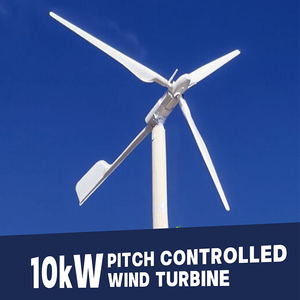 Pitch kiểm soát 10 kW nhà cao hiệu quả tuabin gió với Sản lượng điện thực - Product Image 2