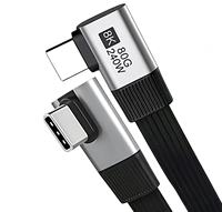 Câble Type-C haute vitesse 80 Gbps, charge rapide 240W, transmission vidéo 8K, conducteur en cuivre pour cartes graphiques de jeu, docks et VR