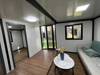 Maison conteneur extensible préfabriquée insonorisée de 40 pieds avec 3 chambres pour usage résidentiel - Vente en gros