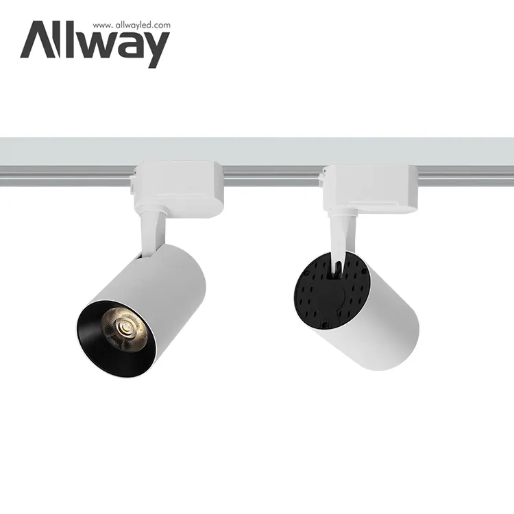 ALLWAY 뜨거운 판매 안티 눈부신 알루미늄 철 레일 램프 야외 10w 20w 30w Led 트랙 조명