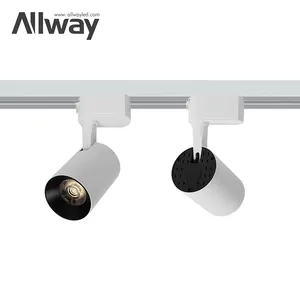 ALLWAY Hot Sales Anti Dazzle Aluminum Iron Rail Lamps Outdoor 10w 20w 30w Led Track Lights