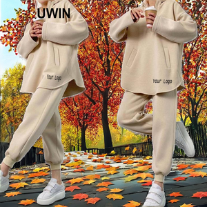 RUIQUWIN 2026 Nuevo Conjunto Deportivo Casual Reversible de Primavera/Otoño para Mujer, de Spandex/Poliéster Grueso, con Sudadera de Media Cremallera - Product Image 2