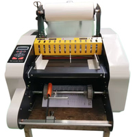 Laminateur compact à chaud et à froid 330 mm, machine de plastification thermique automatique à rouleaux avec arrêt automatique pour usage bureautique A3/A4