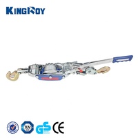 KingRoy penarik tali kawat aluminium portabel, datang bersama derek 2 ton penarik daya tangan