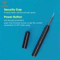 Otoscope électrique haut de gamme PAKISS FY-B600 avec caméra intégrée Wi-Fi pour un retrait sûr du cérumen et outil de nettoyage des oreilles