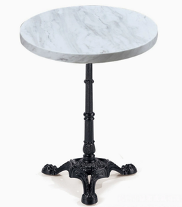 Mesa Redonda Cuadrada de Mármol para Exteriores, Mesa de Comedor para Cafetería y <span class=keywords><strong>Restaurante</strong></span>, Mesa de Café de Aluminio de Alta Calidad para Exteriores para Restaurantes - Product Image 1