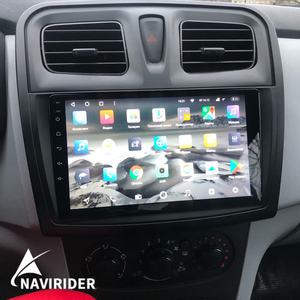 Radio para Auto con CarPlay Inalámbrico, Android 13, Control por Voz con IA, 128GB, Navegación GPS para Renault Logan Sandero 2012-2019, Reproductor Multimedia de Video - Product Image 1