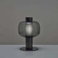 Lampe de table LED moderne en fer et verre de style nordique, alimentée par courant alternatif, pour chambre à coucher, salon, utilisation au chevet