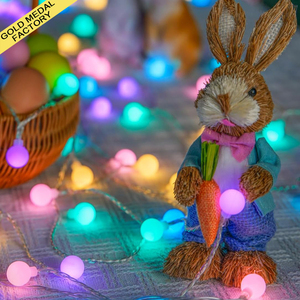 Decoraciones de Pascua 2026, Lámpara Nocturna LED, Regalos para Niños, Presentador, Pascha, Pasen, Huevo, Conejo, Pollito, Luces de Cadena, Pascua - Product Image 1
